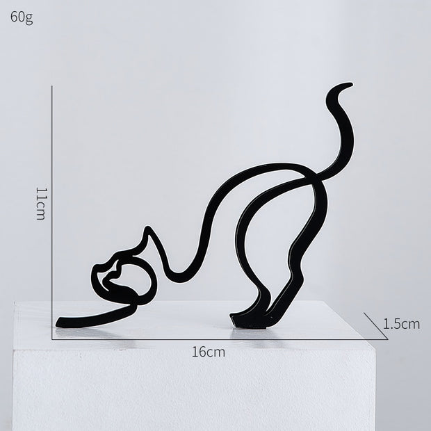 Figure Decorative In Metallo