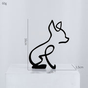 Figure Decorative In Metallo