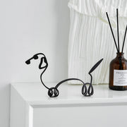 Figure Decorative In Metallo