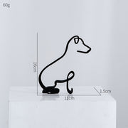 Figure Decorative In Metallo