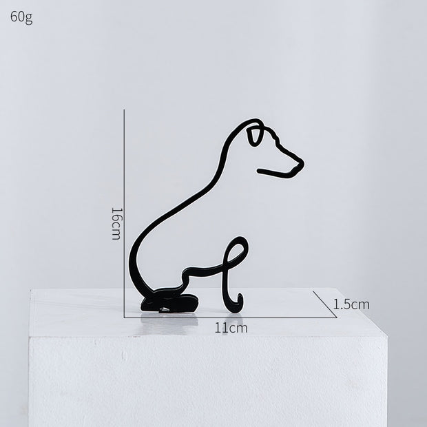 Figure Decorative In Metallo